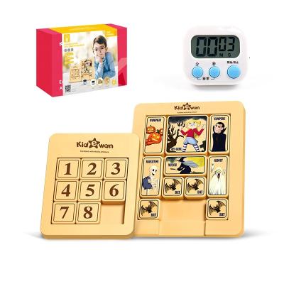 中国 Toy Children's Educational Learning Toys for Kids Number Slide Puzzle, Montessori Brain Teasers Halloween Gift Toy Klotski Puzzle 販売のため