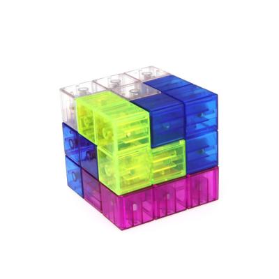 China Plastic Magic Cube Puzzle In Exercise Children's Brain Ability Educational Games Building Block The Magnetic Toys for sale