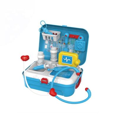 China Pretend Play Best Selling Toys 17 Pcs Play Toy Preschool Backpack Pretend Doctor Kit For Kids for sale