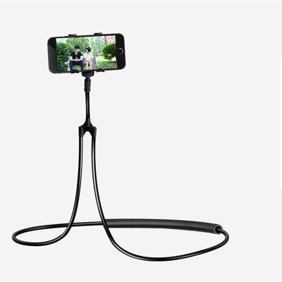 China Universal PP Neck-mount Adjustable Holder Bracket Cell Phone Stand Lazy Holder for sale