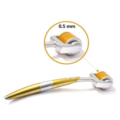 China Professional Skin Rejuvenation Derma Roller 192 Titanium Tips 1.0mm High Grade Beauty Massager DermaRoller Tool for sale