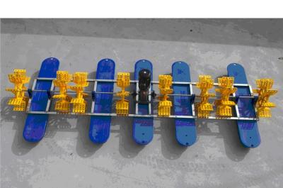 China 4HP /3KW Paddle wheel aerator 8 impeller for sale