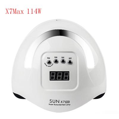 China Easy Operation 90W LED Nail Dryer Lamp Double Hands 42PCS LED UV Lamp For Curing UV Gel Nail Polish With Motion Feeling Nail Salon Tool for sale