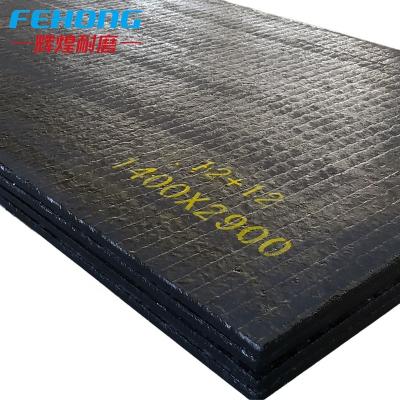 China Manufacture of Bimetal Welded Wear Liners / Pipes / Screens FEHONG Bimetal Welded Wear Plate for sale