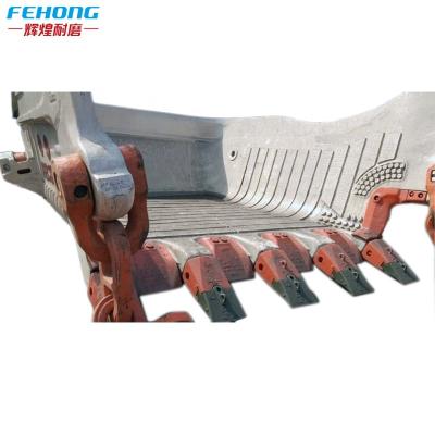 China Dragline Bucket Liner FEHONG Mining Dragline Bucket Wear Resistance Mining Plate for sale