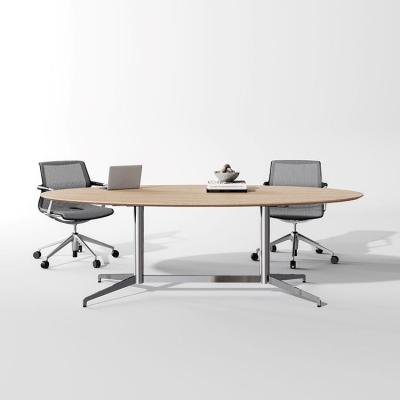 Chine 70.8 Incn Office Conference Table Table de réunion ovale pour 4 personnes à vendre