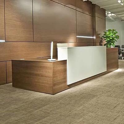 Cina 2M Legno Reception Reception Colore Rovere Personalizza Logo Per Salone in vendita