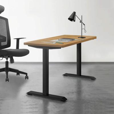 China Thickness 25mm Modern Computer Desks Office Writing Desk With Melamine Panels for sale