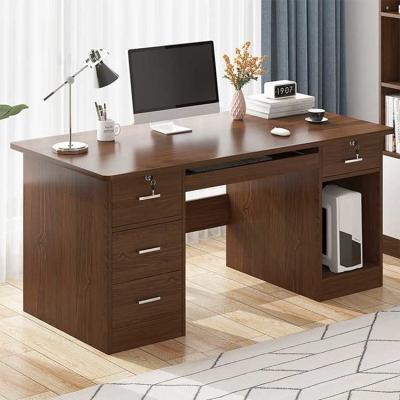 Chine Table d'étude moderne classique de brun de bureau d'étude à la maison de 1.2M avec des serrures à vendre