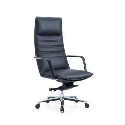 China Comfortable Genuine Leather Swivel Executive Ergonomic Office Chairs for sale