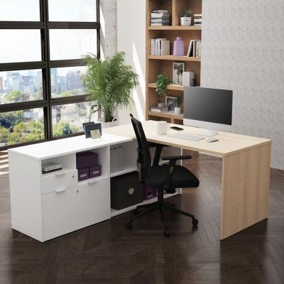 China Hout Executive Office Desk Werk Office Computer Desk And Chair Set Te koop