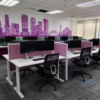 China Office Modular Workstation 5 Person Staff Office Desk Open Office Workstation for sale