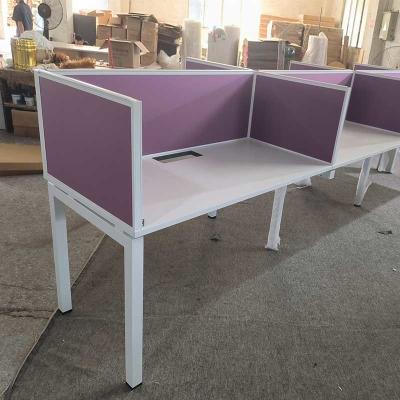 China Modular 2 4 6 Office Desks Modern Linear Workstation Office Cubicles Work Station for sale