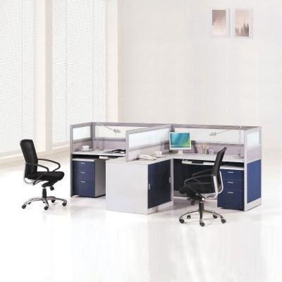 China China Manufacturer 2 Person Workstation Desk Office Furniture Double Office Desk for sale