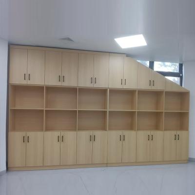 China Customized Library Or Office Wooden Filing Cabinet And Storage Area for sale