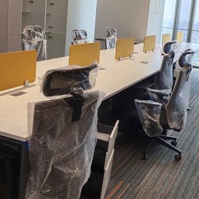 China Office Furniture Staff Table Modular Workstation Office Desks With Drawer for sale