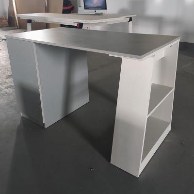 China Home Office Wood Study Table Student Computer Desk With Cabinets for sale