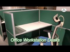 8 Seater Office Workstation Desks Thickness 25Mm Modular Cubicle Workstation