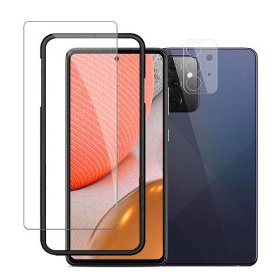 China 2021 New 2021 New 2.5D 9H HD Clear Bubble Free Scratch-Resistant Screensaver Tempered Glass Screen Protector For Samsung A72 5g for sale