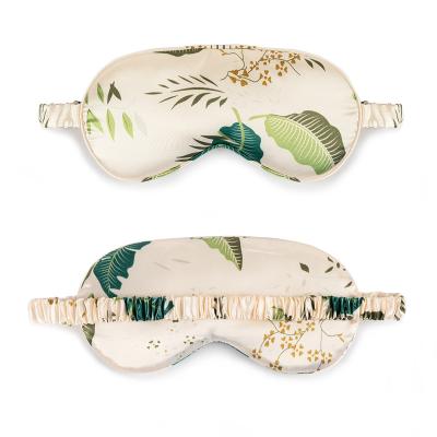 China Fashion Printing Eyemask Super Soft Satin Silk Eye Mask Pattern For Sleeping Eye Mask for sale