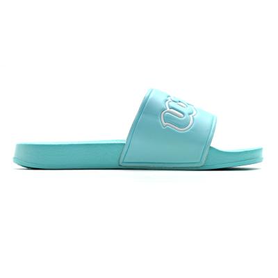 China Fashion Trend OEM Logo Summer Beach Water Anti Slip Slide Slippers Custom Slippers Non Slip Bathroom Slippers Bottom Slides for sale