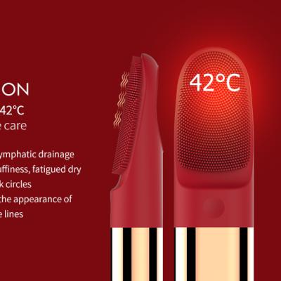 China 2021 New Concept Electric Face Cleansing Brush DEEPLY CLEANING Sonic Silicone Facial Cleansing Instrument for sale