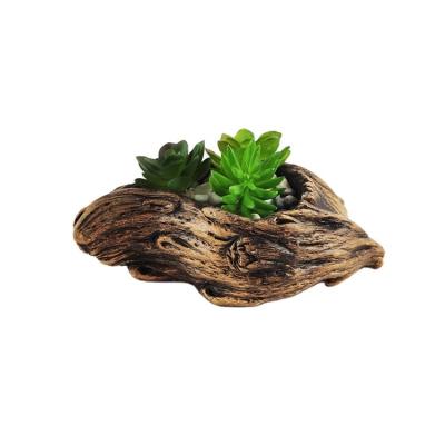 China Eco-friendly Modern New Design Decorative Gray Cement Flower Plant Pot For Indoor Office Decoration for sale