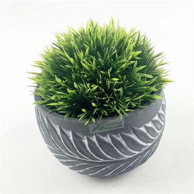 China Eco-friendly Mini Cement Cactus Flower Pot Modern Concrete Planter For Home Decor for sale