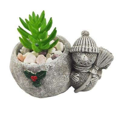 China Wholesale Eco-friendly Modern Decorative Office Cement Commercial Planters Pots For Sale for sale