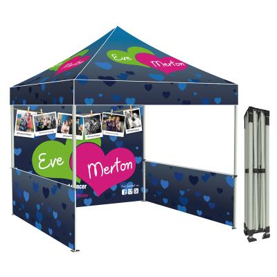 China Steel Waterproof Canopy 10x10 Folding Pop Up Tent Popular Steel Gazebo Tent 3x3 For Trade Show Party Event for sale