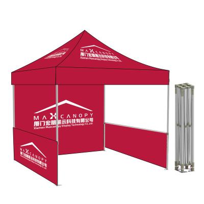 China 600D Promotional Aluminum Folding Pop Up 10x10 Foot Aluminum Custom Printed Outdoor Canopy Tent Gazebo For Trade Show Tent for sale