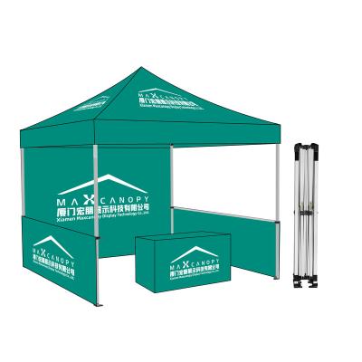 China Steel Cheap Custom Printed Canopy Tent Aluminum Folding Canopy 3x3M Tent for sale