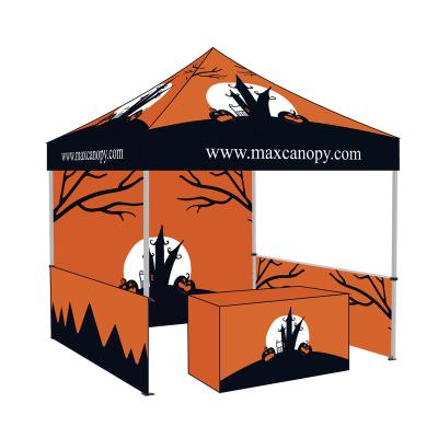 China Factory Custom Copy Steel Branded 3x3m Pop Up Tent Outdoor Waterproof Aluminum Iron Frame Gazebo Folding Trade Show Tent Canopy for sale