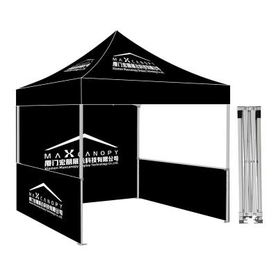 China Large Aluminum Die Casting Hexagon 50mm 1010 Foot Outdoor Folding Pop Up Custom Printed Advertising Gazebo Tent Canopy For Trade Show for sale