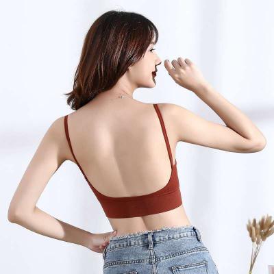 China Wholesale One Piece Ladies Customized Young Girl Seamless Fitness Women Sexy Sports Bra for sale