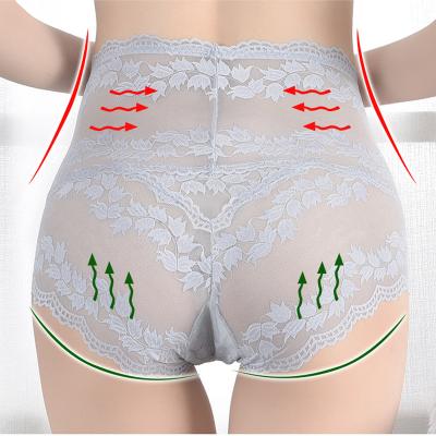 China New Antibacterial Cheap Pure Colors Lace Up Flower Mid Bowknot Daily Wear Ladies Briefs Women Underwear Transparent Panties for sale