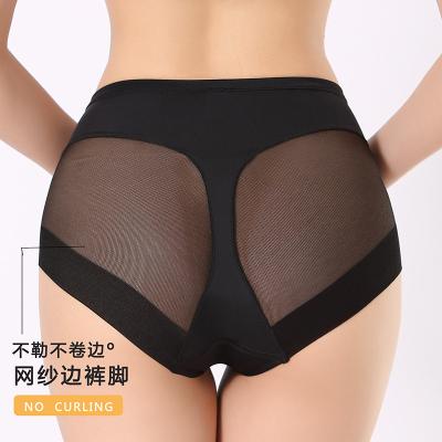 China High Quality Size Women's Lace Antibacterial Seamless Mature Sexy Underwear Ladies Breathable Soft Medium Mesh Underwear for sale