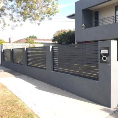 China Easily Assembled Solid Aluminum Commercial Residential Barrier 8ft Security Metal Panels for sale