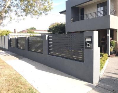 China Custom Aluminum Fence Panels Aluminum Canopy Garden Canopy Fence Easily Assembled for sale