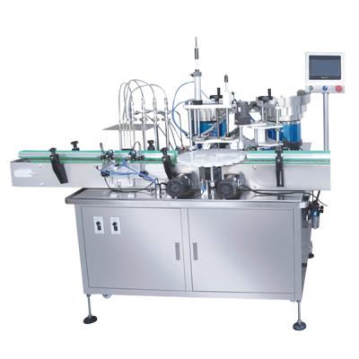 China YK-ZPFCL Customizable Double Head Rotary Magnetic Pump Food Filling And Capping Labeling Machine For Small Bottle Production Line for sale