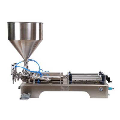 China YK Pharmaceutical Horizontal Electric Double Heads Tomato Sauce Peanut Butter Paste Ointment Medicated Liquid Solution Filling Machine for sale