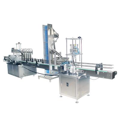 China Food YK six heads factory price high speed automatic liquid filling machine and plastic capper capping machine with capper driver for sale