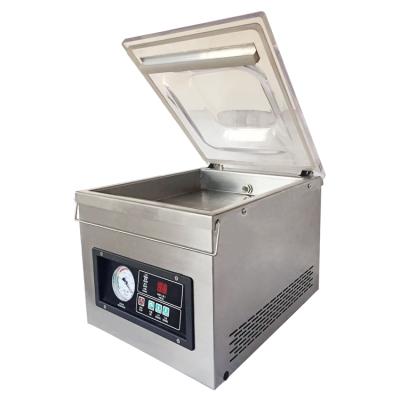 China Mini Food Vacuum Automatic Desktop Sealer Vacuum Packing Machine For Food Rice Meat Fish for sale