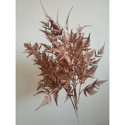 China Wedding event concert hot sale fine and lifelike high quality wedding golden wedding home decorative leaves for sale