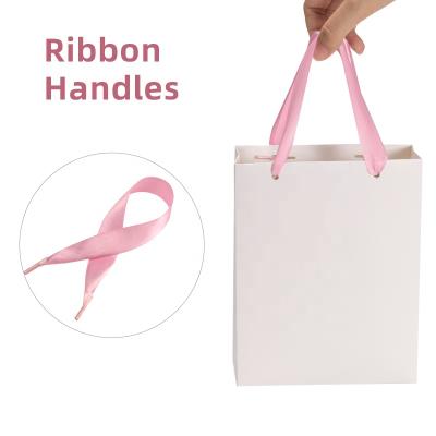 China High Grade Sell Paper Bag Ribbon Handle Shopping Rope/Wholesale Paper Bags Twine Handle Rope/Bag Handle For Gift Shopping Kraft Paper Bag for sale