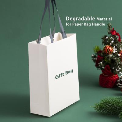 China All Around The World Natural Celsilk Handle Material Eco - Friendly For Paper Bags For Christmas And Halloween Gift Bag for sale