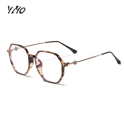 China Universal Large Square Anti-blue Lightweight Eyeglasses Frame Computer Eyewear Oversized Sight For Women&Men Square Optical Glass Glasses for sale