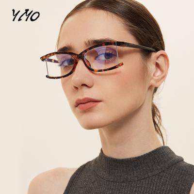 China Universal Square Semi-Rimless Cavity Fashion Ultralight Anti-blue Glasses Eyeglasses Men Women Fashion Computer Optical Glasses for sale