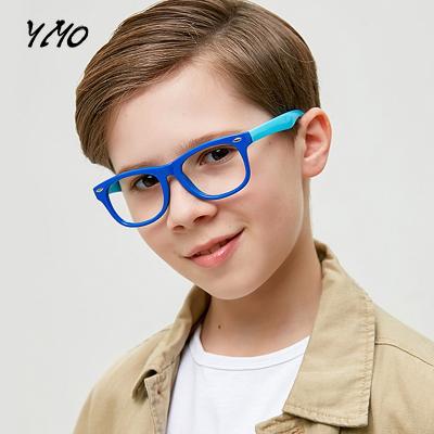 China Anti Blocking UV400 Light Blue Light Blocking Computer Girls Boys Glasses Kids Optical Frame Children Glasses Eyewears Universal for sale