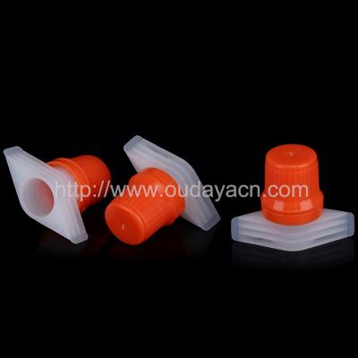 China Non Spill new design automatic filling machine 10mm 11mm spout cap spout pouch for sale